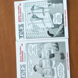 TOPS Learning Systems Green Thumbs: radishes 38 Green Thumbs corn and beans 39